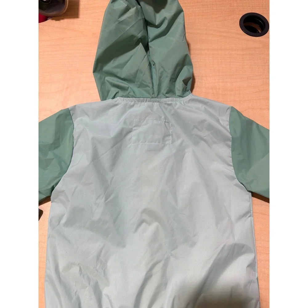 Lee‎ Toddler Sage Green Colorblock Hooded Windbreaker Jacket L315ST41 24M NWT